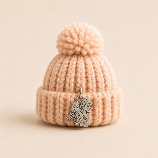 Ezüstös Angyalka Charm
